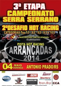 3ª Etapa Campeonato Serra/Serrano de Arrancadas 2014