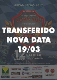 1ª Etapa Copa Sul Carros e 1ª Etapa Campeonato Gaúcho de Motos 600cc a  1500cc