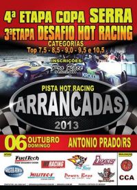 4ª Etapa Copa Serra Gaúcha e 3º Desafio Hot Racing de Arrancadas 2013